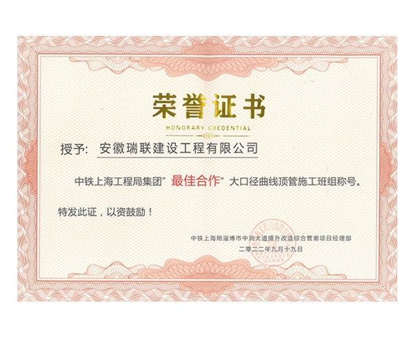 榮譽(yù)證書(shū)